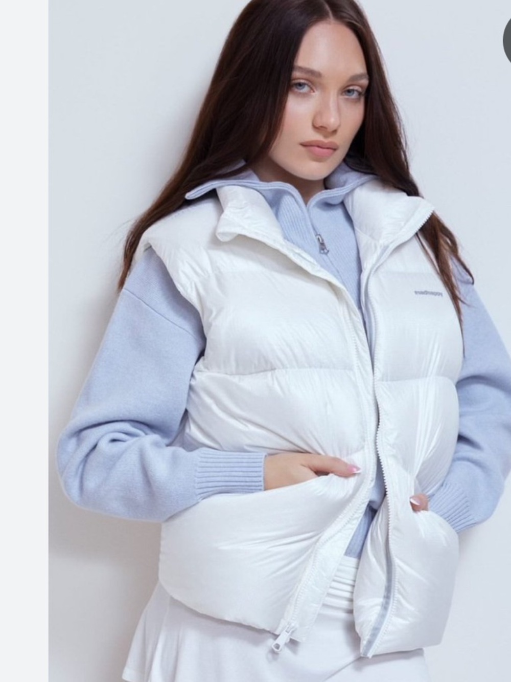 Madhappy Limited Edition Cozy White Puffer Vest Size Medium